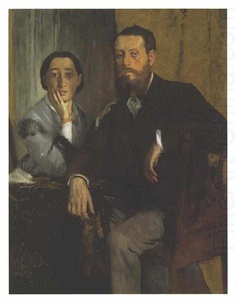 Edgar Degas Mr and Ms Morbilli china oil painting image
